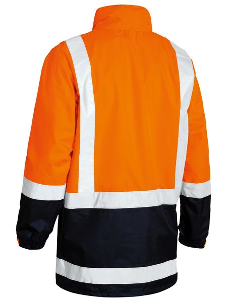 Bisley BJ6966T Taped Hi Vis Rain Shell Jacket
