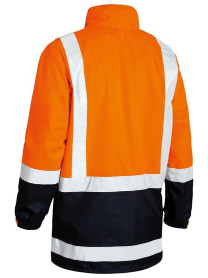 Bisley BJ6966T Taped Hi Vis Rain Shell Jacket