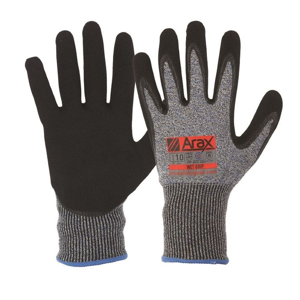 Arax Nitrile Sand Dip On 13G Liner AND