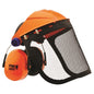 Striker Browguard + Mesh Visor + Adder Earmuff Combo BGVMADD