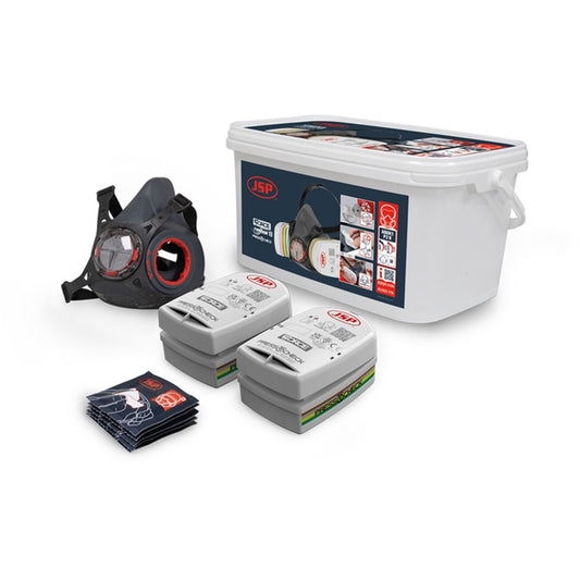 Force Typhoon 8 Half Mask Respirator Multi-Gas Kit With Abek1P2 Filters BHT0C3-0L5-UAN