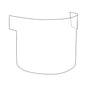 Replacement Peel-Off Polycarbonate Visor Cover For Powercap Infinity CAU180-000-000