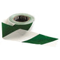 Barricade Tape - 100M X 75Mm Green & White GW10075