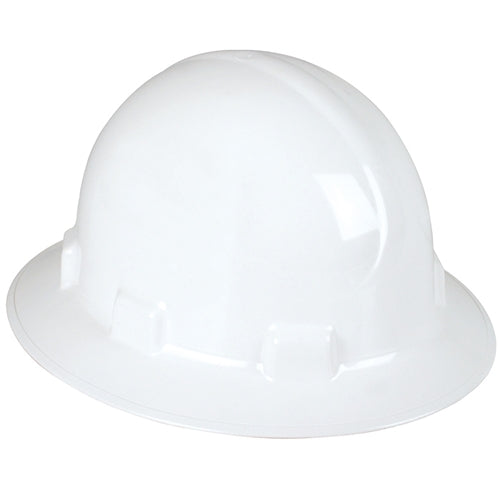 SAFETY HAT FULL BRIM ABS WHITE 3M TA400WH