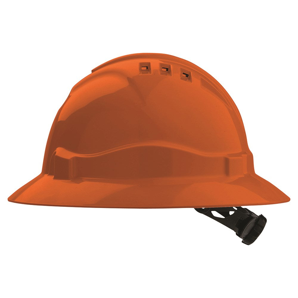 V6 Hard Hat Vented Full Brim Ratchet Harness HHV6FB