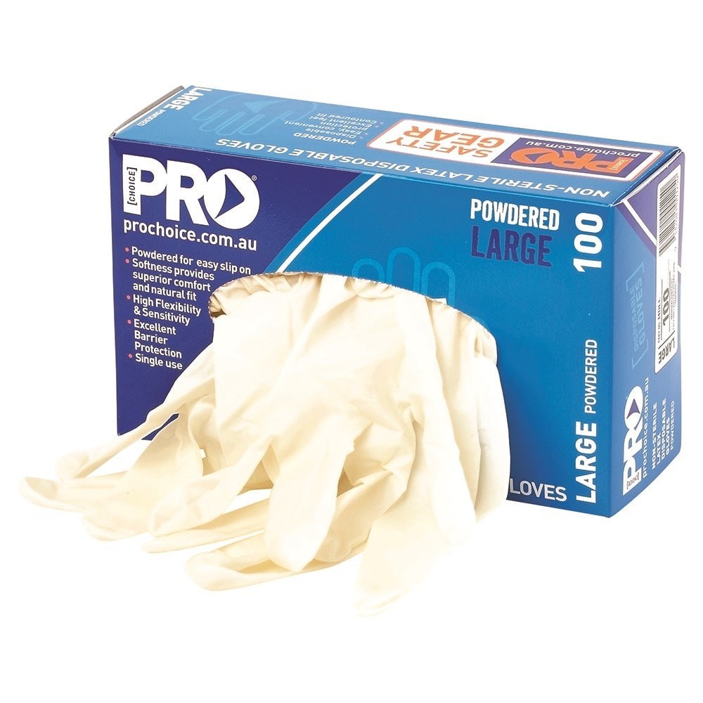 Disposable Latex Powdered Gloves MDL
