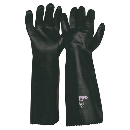 45Cm Green Double Dipped Pvc Gloves Large PVC45DD