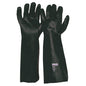 45Cm Green Double Dipped Pvc Gloves Large PVC45DD