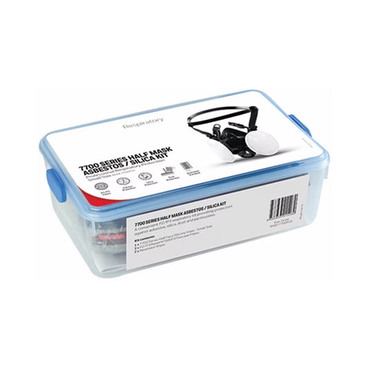 7700 Half-Face Asbestos Silica Lunchbox Kit Small