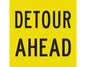 Detour Ahead 600x600 Class 1 Reflective
