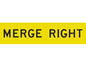 Merge Right 1200x300 Class 1 Reflective