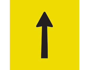 Lane Status Open (Arrow) 600x600 Class 1 Reflective