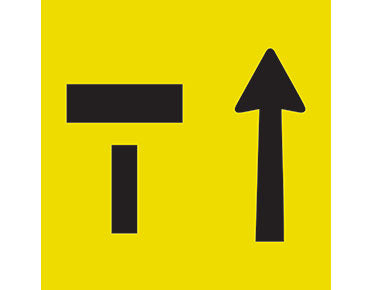 Lane Status Open Closed (T) & (Arrow Up) 600x600 Class 1 Reflective
