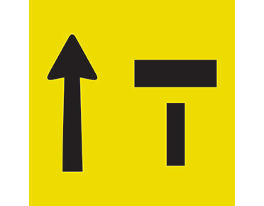Lane Status Open (Arrow Up) & Closed (T) 600x600 Class 1 Reflective