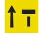 Lane Status Open (Arrow Up) & Closed (T) 600x600 Class 1 Reflective