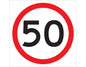 50km/h 600x600 Class 1 Reflective