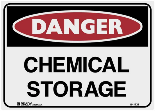 Danger Sign - Chemical Storage