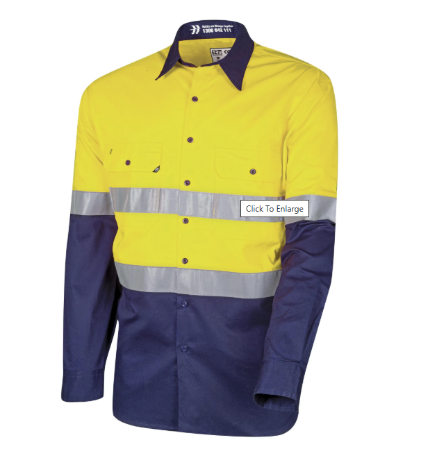 CS2000T3 Lightweight Vented Hi-Vis Drill Shirt with Reflective Tape