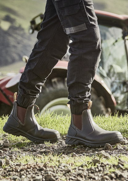 Syzmik UltraFort ESG Claret Kip Elastic Side Gusset Safety Boot