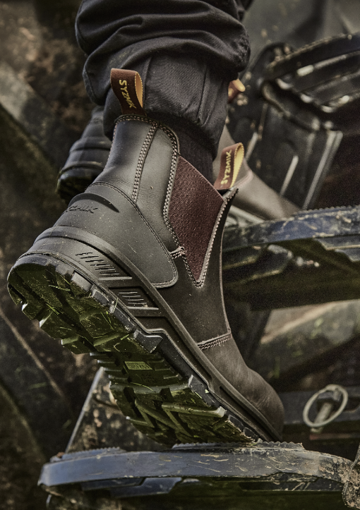 Syzmik UltraFort ESG Claret Kip Elastic Side Gusset Safety Boot