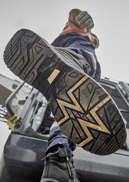Syzmik UltraLite Mid Zip Black Reflective Safety Boot