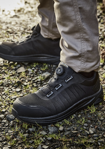 Syzmik UltraLite Lo Black Freelock® Safety Shoe