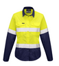 Syzmik Womens Rugged Cooling Hi Vis Taped Long Sleeve Shirt ZW720