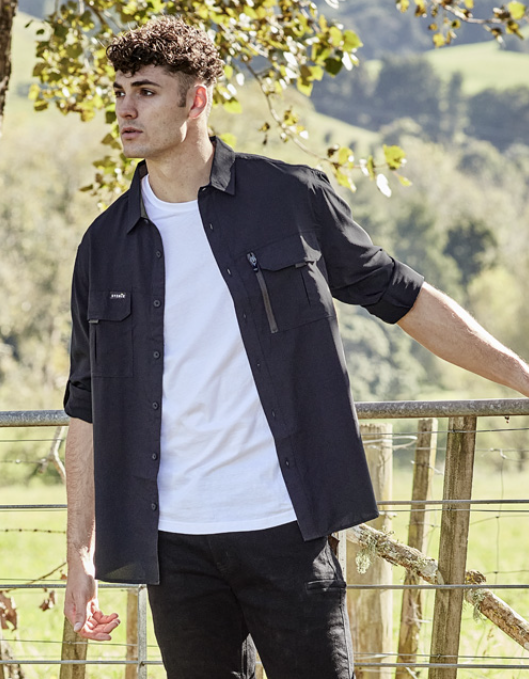 ZW460 Syzmik Mens Outdoor Long Sleeve Shirt