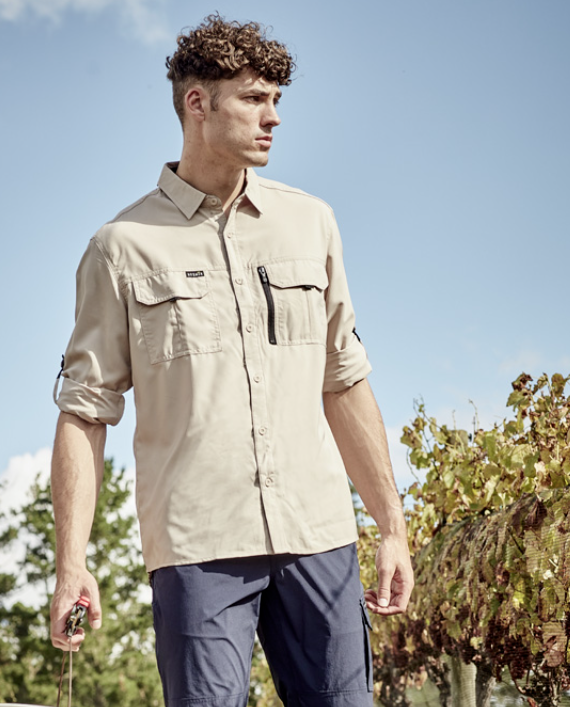 ZW460 Syzmik Mens Outdoor Long Sleeve Shirt