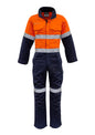 ZC525 Syzmik Mens Orange Flame Overall - Hoop Taped