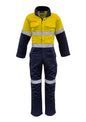 ZC525 Syzmik Mens Orange Flame Overall - Hoop Taped