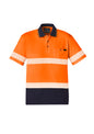 ZH535 Syzmik Unisex Hi Vis Segmented Tape Short Sleeve Polo