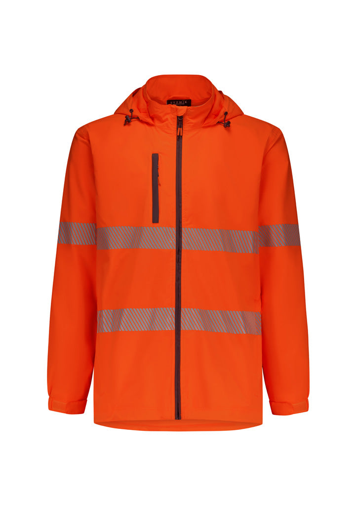 ZJ560 Syzmik Unisex Super Light Segmented Tape Packable Rain Jacket