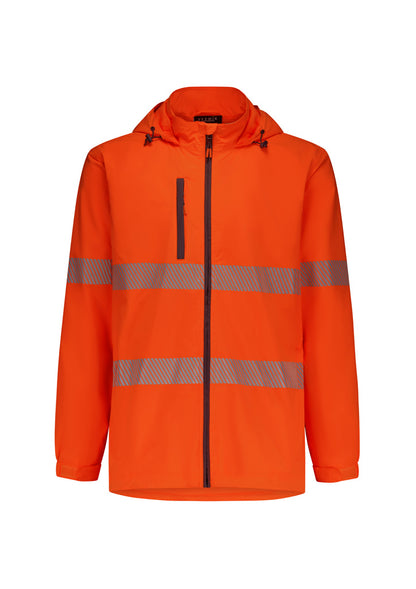 ZJ560 Syzmik Unisex Super Light Segmented Tape Packable Rain Jacket
