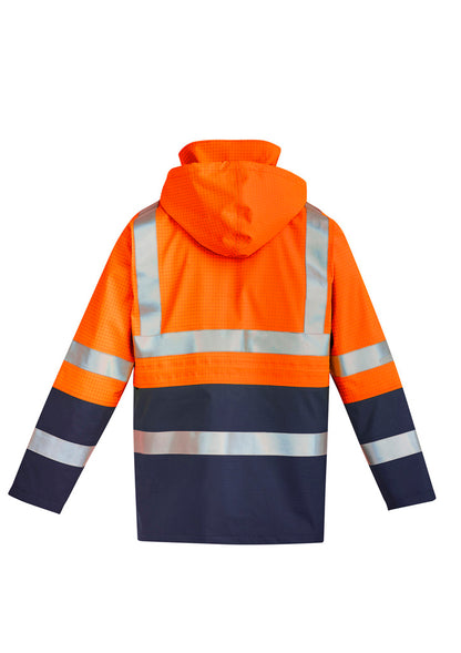 ZJ900 Syzmik Mens Orange Flame Arc Rated Antistatic Waterproof Jacket