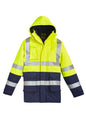 ZJ900 Syzmik Mens Orange Flame Arc Rated Antistatic Waterproof Jacket
