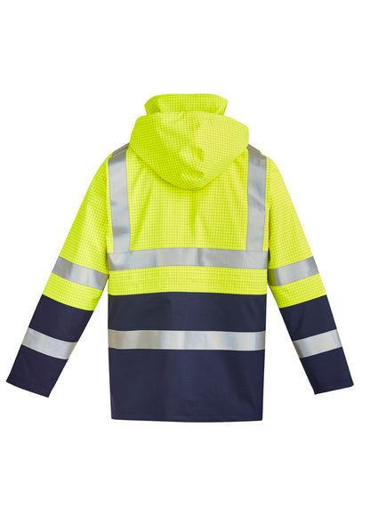 ZJ900 Syzmik Mens Orange Flame Arc Rated Antistatic Waterproof Jacket