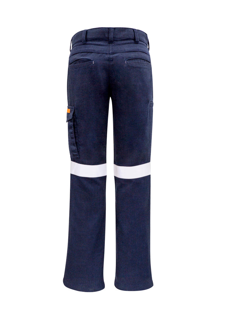 ZW522 Syzmik Womens Orange Flame Taped Cargo Pant