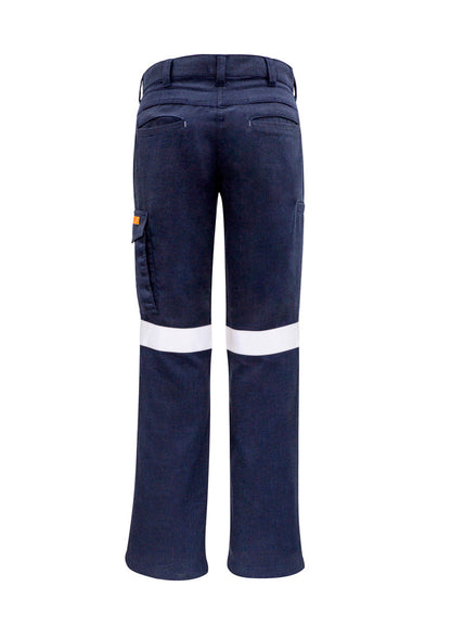 ZW522 Syzmik Womens Orange Flame Taped Cargo Pant