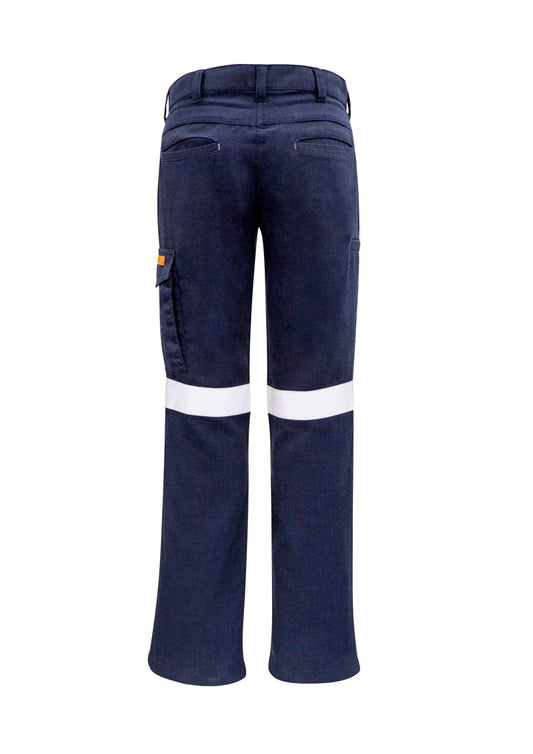 ZW522 Syzmik Womens Orange Flame Taped Cargo Pant
