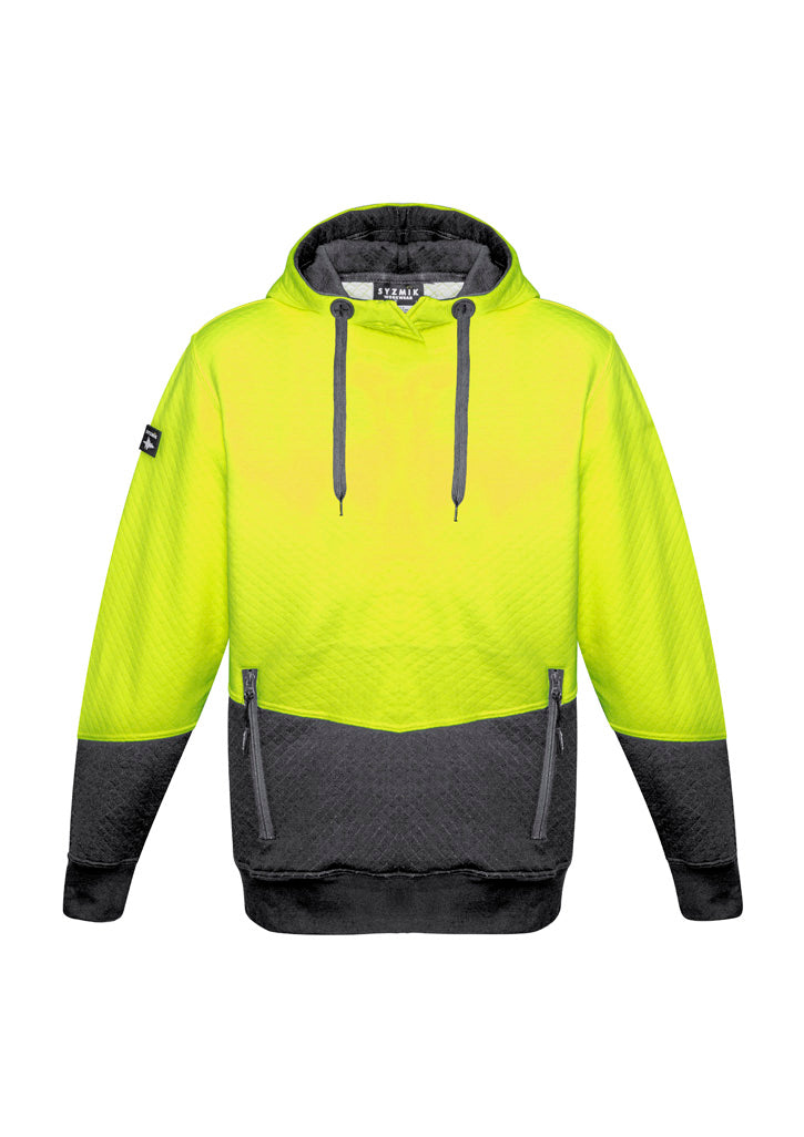 ZT477 Syzmik Unisex Hi Vis Textured Jacquard Hoodie