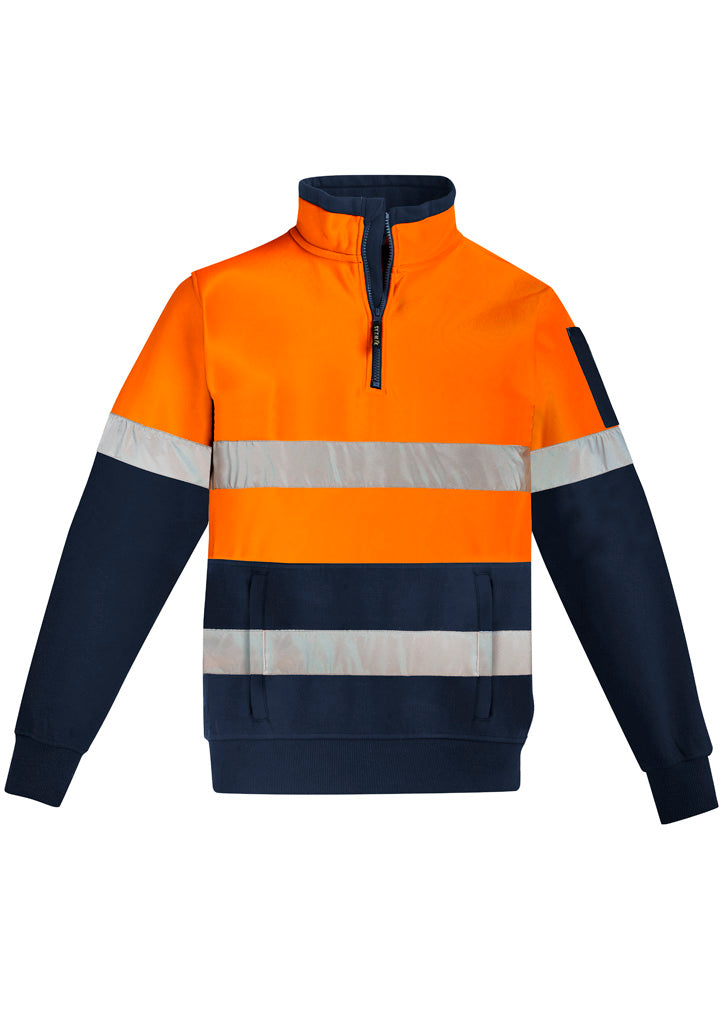 ZT567 Syzmik Unisex Hi Vis 1/4 Zip Pullover - Hoop Taped