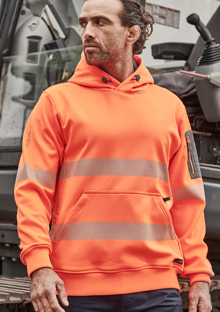 ZT867 Syzmik Unisex Streetworx Segmented Tape Water Resistant Hoodie