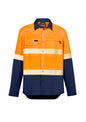 ZW470 Syzmik Mens Hi Vis Outdoor Segmented Tape Long Sleeve Shirt