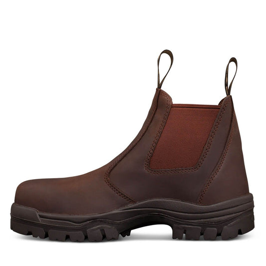 Oliver 45-627 Brown Elastic Sided Safety Boot