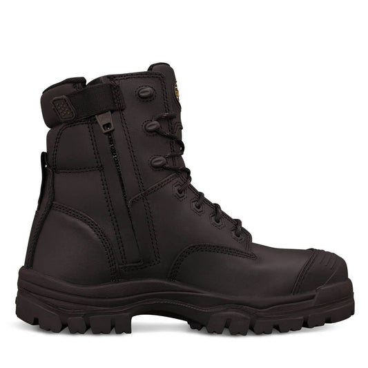 Oliver 45-645Z Black Lace/Zip Boots
