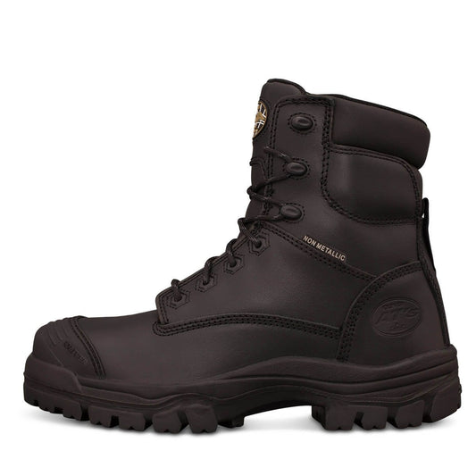 Oliver 45-645Z Black Lace/Zip Boots