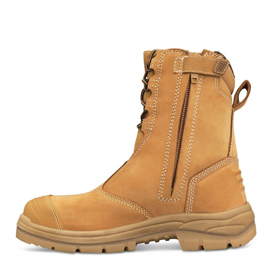 Oliver 55-385 200mm Hi-Leg Zip/Lace Safety Boot