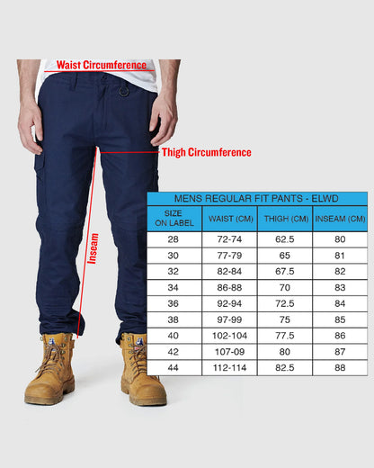 Elwood Mens EWD101 Utility Work Pant Navy