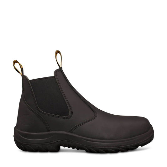 Oliver 34-620 Black Elastic Sided Safety Boot